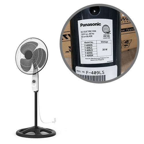 Panasonic Stand Fan | F-409LS 3 Panasonic Stand Fan | F-409LS - Image 3