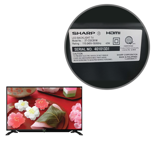 Sharp 32" WXGA Ready TV | 2T-C32CB1M 2 Sharp 32" WXGA Ready TV | 2T-C32CB1M - Image 2