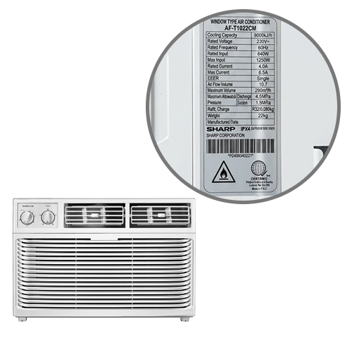 Sharp Window Type AC | AF-T1022CM 2 Sharp Window Type AC | AF-T1022CM - Image 2