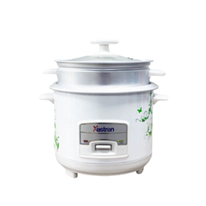 Astron Glass Rice Cooker with Steamer 1.0L
